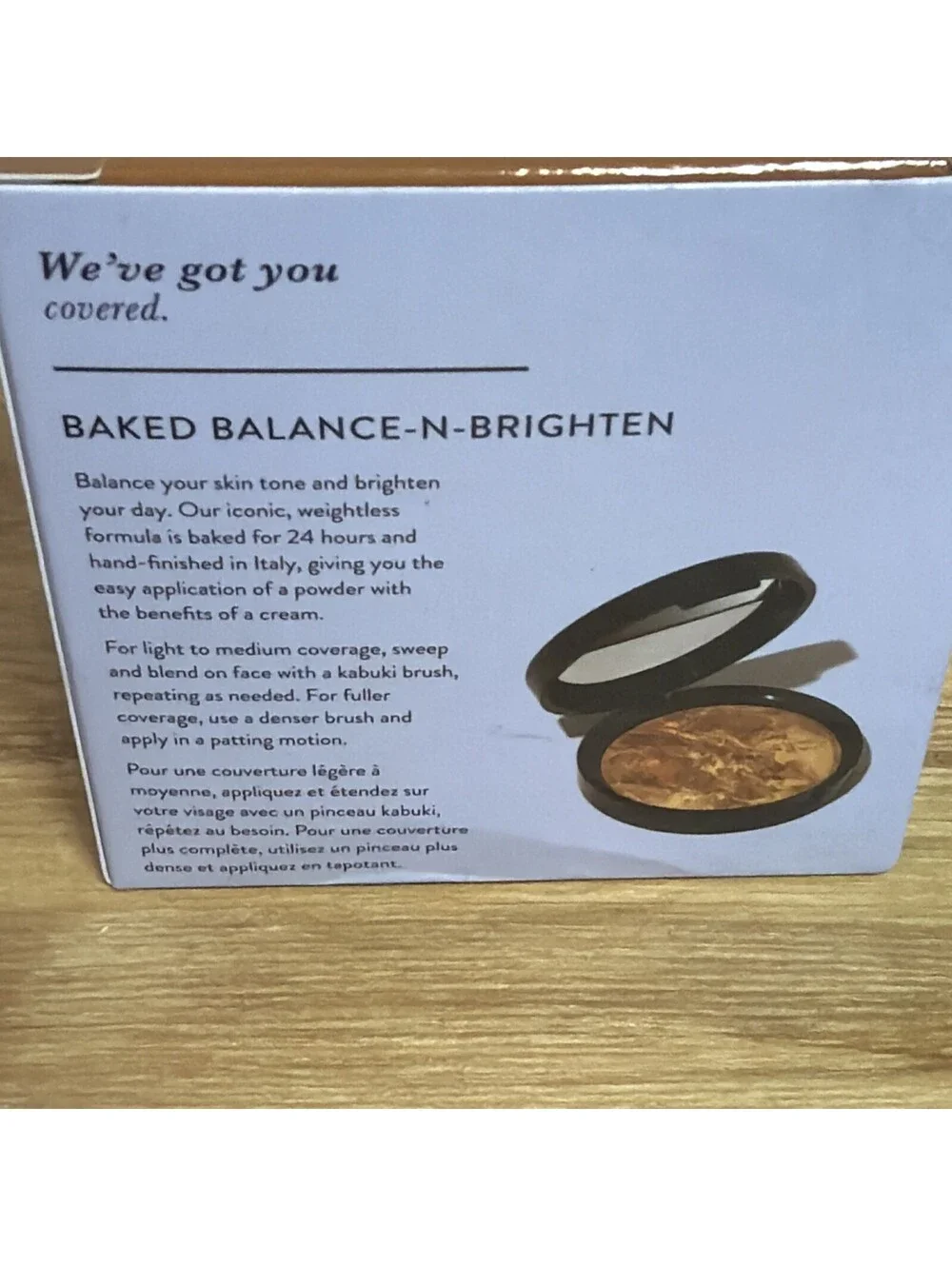 Laura Geller Baked Balance-N-Brighten Color “Deep” Correcting Foundation